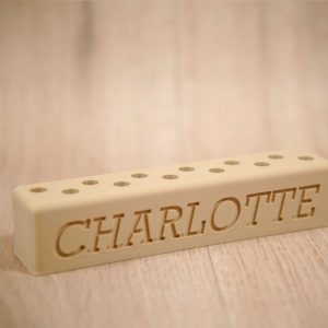Boxs petits défauts - 12 stylos - Beige - "Charlotte"