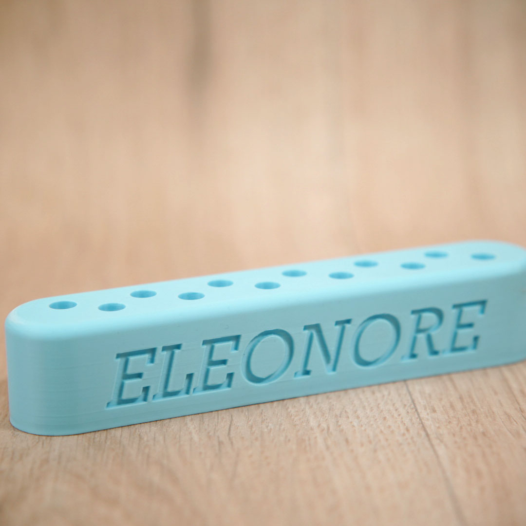 Boxs petits défauts - 12 stylos - Bleu Océan - "Eleonore"