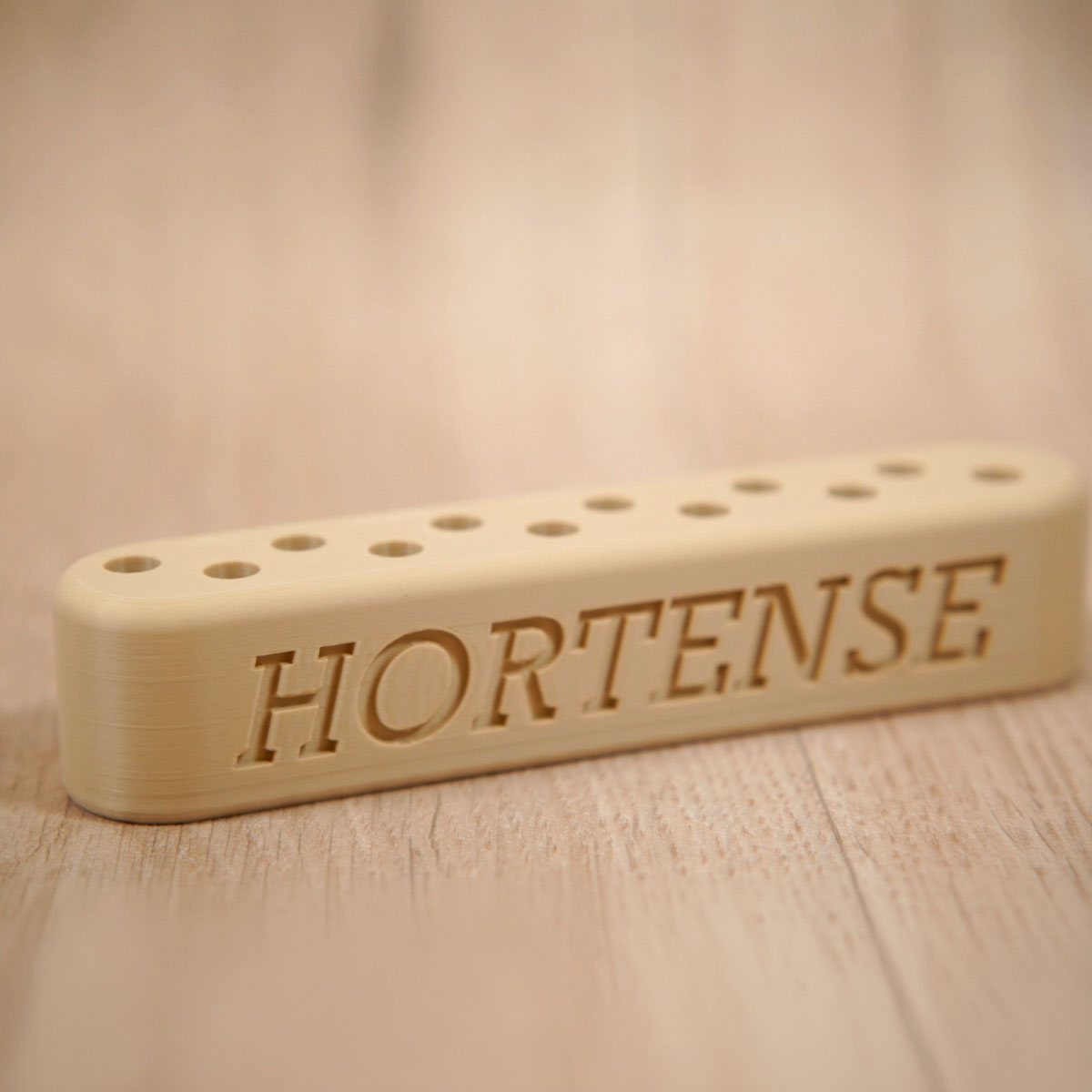Boxs petits défauts - 12 stylos - Beige - "Hortense"
