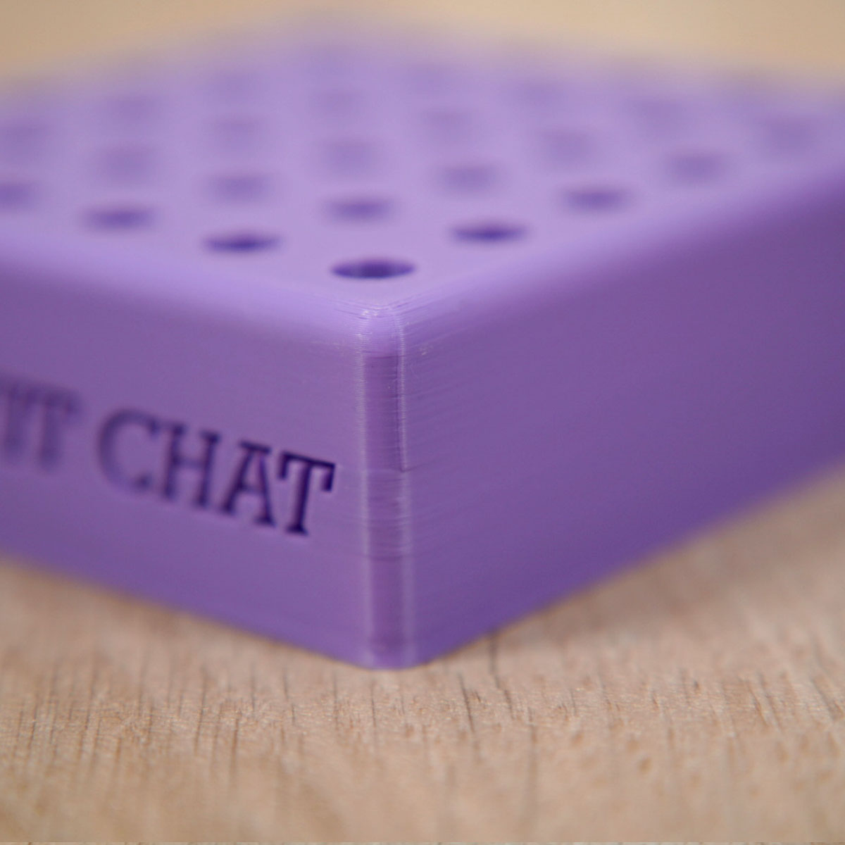 Boxs petits défauts - 36 stylos - Violette - "Mon petit chat" – Image 2