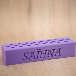 Boxs petits défauts - 25 stylos - Violette - "Saïhna"