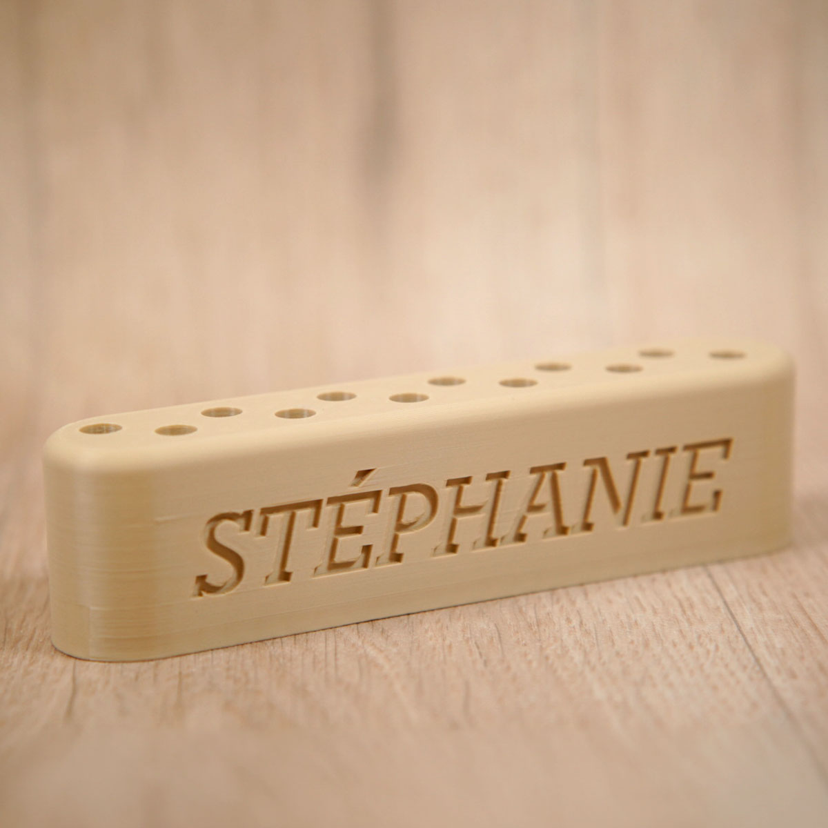 Boxs petits défauts - 12 stylos - Beige - "Stéphanie"