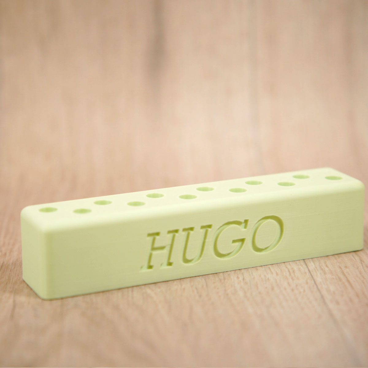 Boxs petits défauts - 12 stylos - Menthe - "Hugo"