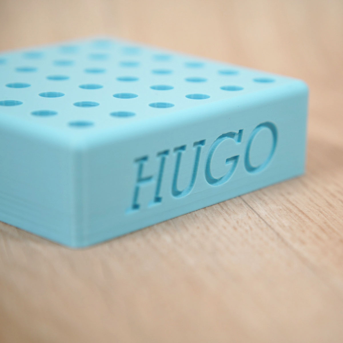 Boxs petits défauts - 36 stylos - Bleu Océan - "Hugo"